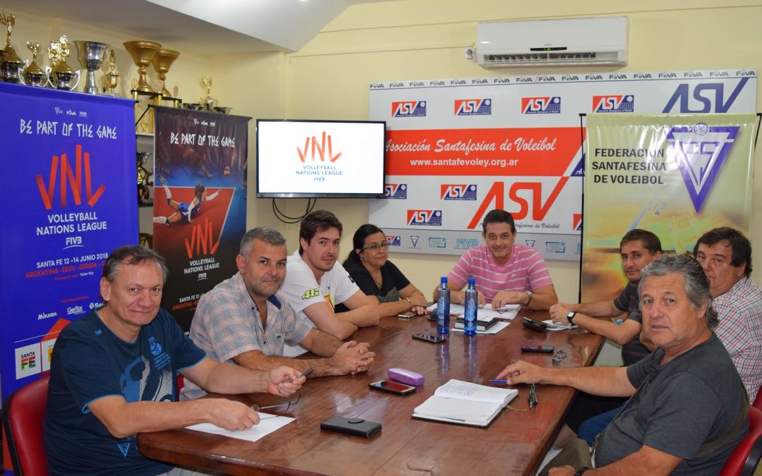 VOLLEYBALL NATIONS LEAGUE: REUNIÓN ORGANIZATIVA EN SANTA FE
